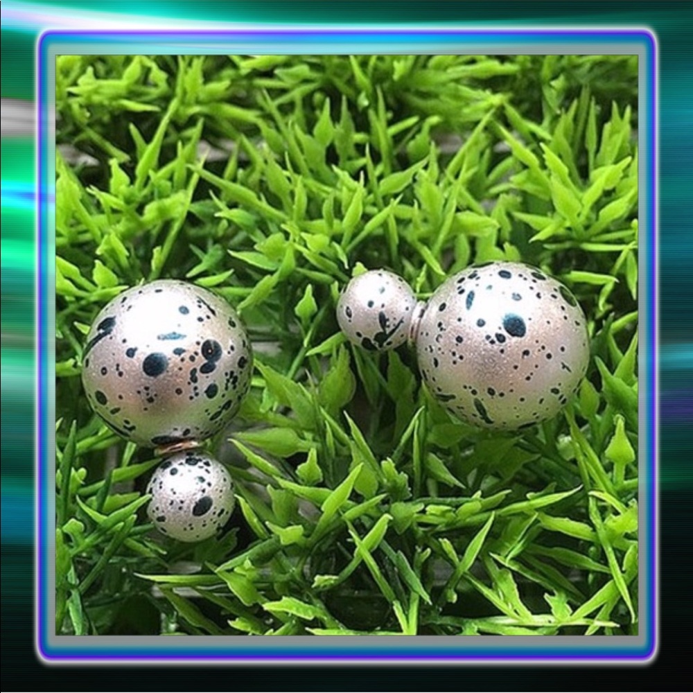 Double Stud Earrings - Picture 1 of 5